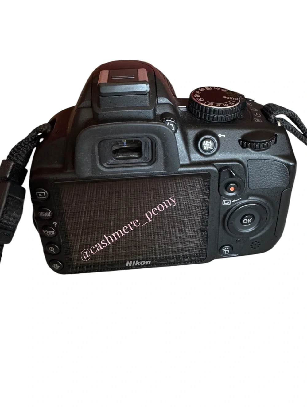 Nikon D3100 DSLR Camera Bundle AF Kit 18-55mm Lens Bag Manual Battery 32GBMemory